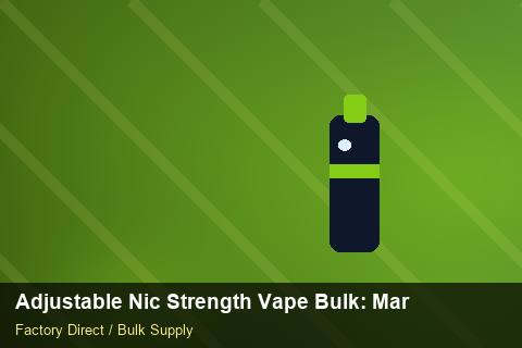 Adjustable Nic Strength Vape Bulk — Adjustable Nic Strength Vape Bulk: Market Comparison — EPR Registration photo 2
