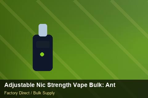 Adjustable Nic Strength Vape Bulk — Adjustable Nic Strength Vape Bulk: Anti-Counterfeit Measures — EPR Registration photo 1