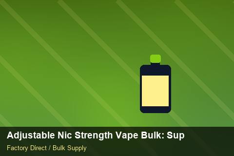 Adjustable Nic Strength Vape Bulk — Adjustable Nic Strength Vape Bulk: Supplier Vetting — EPR Registration photo 2