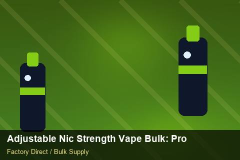 Adjustable Nic Strength Vape Bulk — Adjustable Nic Strength Vape Bulk: Product Launch Playbook — EPR Registration photo 2