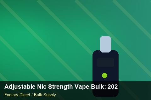 Adjustable Nic Strength Vape Bulk — Adjustable Nic Strength Vape Bulk: 2026 Buyer's Handbook — REACH Status photo 2