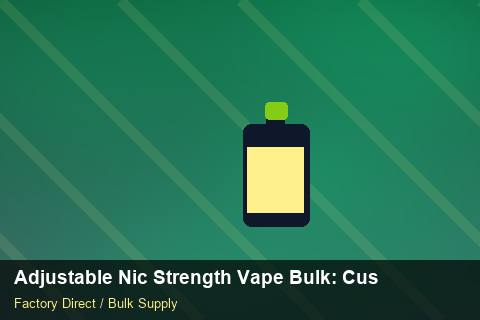 Adjustable Nic Strength Vape Bulk — Adjustable Nic Strength Vape Bulk: Customs Documentation — REACH Status photo 2