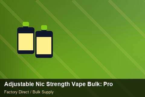 Adjustable Nic Strength Vape Bulk — Adjustable Nic Strength Vape Bulk: Procurement Strategy — REACH Status photo 1