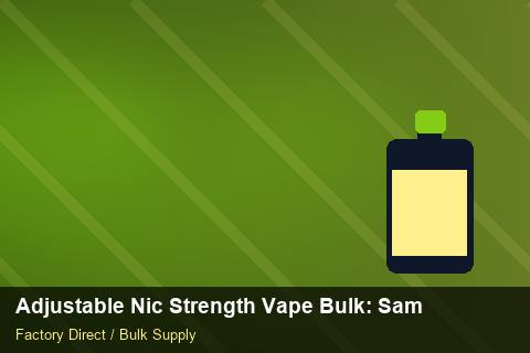 Adjustable Nic Strength Vape Bulk — Adjustable Nic Strength Vape Bulk: Sample Policy — REACH Status photo 2