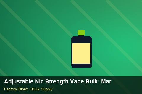 Adjustable Nic Strength Vape Bulk — Adjustable Nic Strength Vape Bulk: Market Trends 2026 — REACH Status photo 1