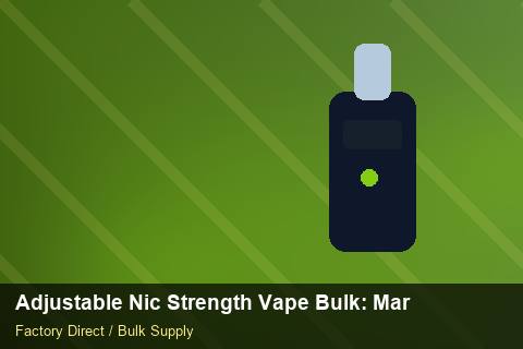 Adjustable Nic Strength Vape Bulk — Adjustable Nic Strength Vape Bulk: Market Trends 2026 — REACH Status photo 2