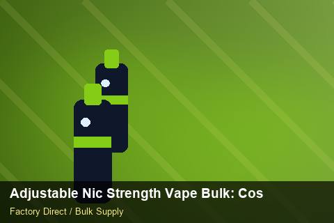 Adjustable Nic Strength Vape Bulk — Adjustable Nic Strength Vape Bulk: Cost Breakdown — REACH Status photo 2