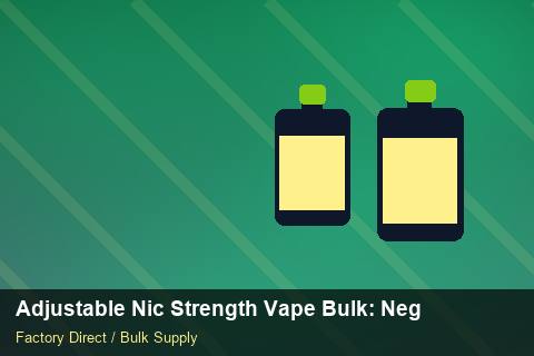 Adjustable Nic Strength Vape Bulk — Adjustable Nic Strength Vape Bulk: Negotiation Tips — REACH Status photo 2