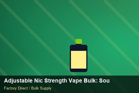 Adjustable Nic Strength Vape Bulk — Adjustable Nic Strength Vape Bulk: Sourcing Workflow — REACH Status photo 2