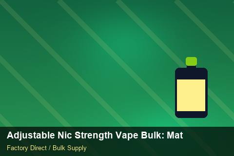 Adjustable Nic Strength Vape Bulk — Adjustable Nic Strength Vape Bulk: Material & Ingredients — REACH Status photo 1