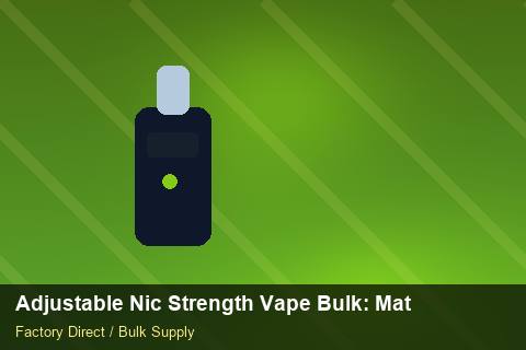Adjustable Nic Strength Vape Bulk — Adjustable Nic Strength Vape Bulk: Material & Ingredients — REACH Status photo 2