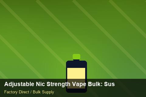 Adjustable Nic Strength Vape Bulk — Adjustable Nic Strength Vape Bulk: Sustainability — REACH Status photo 1