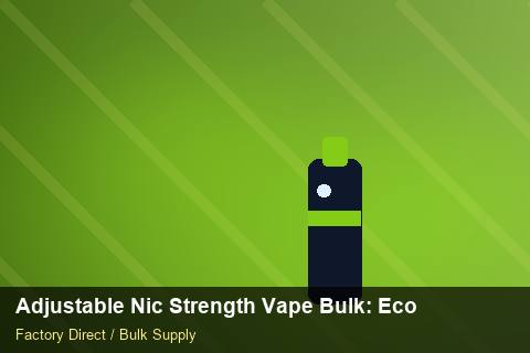 Adjustable Nic Strength Vape Bulk — Adjustable Nic Strength Vape Bulk: Eco-Friendly Materials — REACH Status photo 2