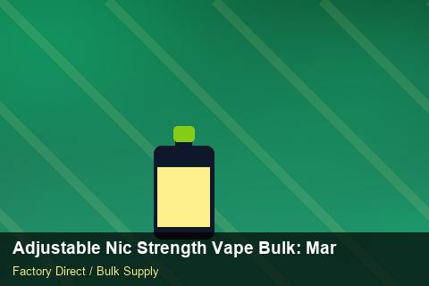 Adjustable Nic Strength Vape Bulk — Adjustable Nic Strength Vape Bulk: Margin Calculator — REACH Status photo 1