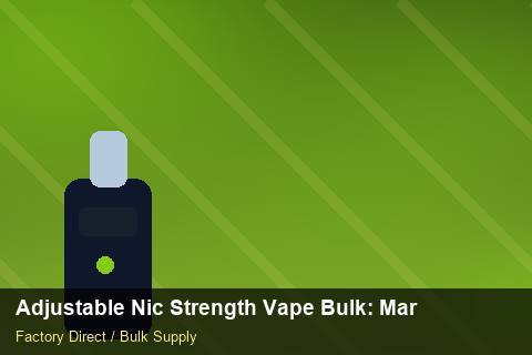 Adjustable Nic Strength Vape Bulk — Adjustable Nic Strength Vape Bulk: Margin Calculator — REACH Status photo 2