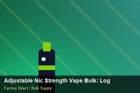 Adjustable Nic Strength Vape Bulk — Adjustable Nic Strength Vape Bulk: Logistics Solutions — REACH Status photo 2
