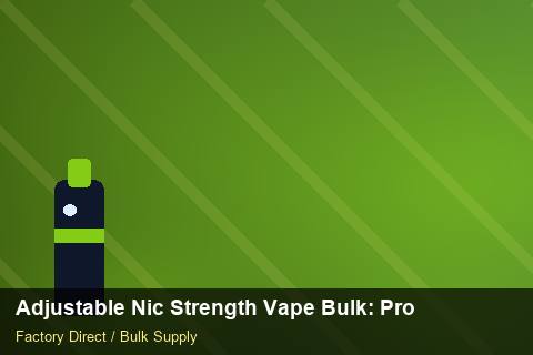 Adjustable Nic Strength Vape Bulk — Adjustable Nic Strength Vape Bulk: Product Launch Playbook — REACH Status photo 2
