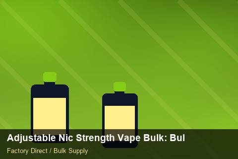 Adjustable Nic Strength Vape Bulk — Adjustable Nic Strength Vape Bulk: Bulk Supplier Guide — RoHS Evidence photo 2