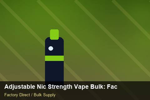 Adjustable Nic Strength Vape Bulk — Adjustable Nic Strength Vape Bulk: Factory Direct Quote — RoHS Evidence photo 2