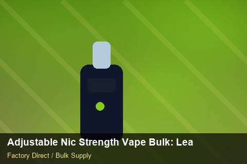 Adjustable Nic Strength Vape Bulk — Adjustable Nic Strength Vape Bulk: Lead Time & MOQ — RoHS Evidence photo 2