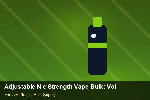 Adjustable Nic Strength Vape Bulk — Adjustable Nic Strength Vape Bulk: Volume Pricing Tiers — RoHS Evidence photo 2