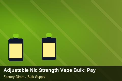 Adjustable Nic Strength Vape Bulk — Adjustable Nic Strength Vape Bulk: Payment Terms — RoHS Evidence photo 1