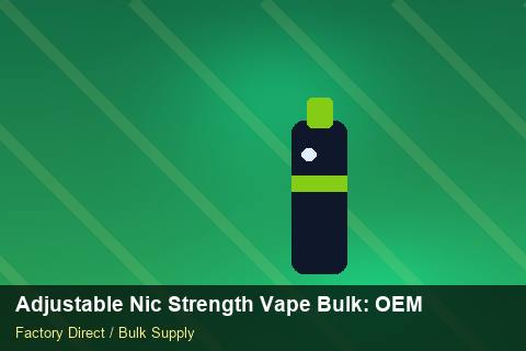 Adjustable Nic Strength Vape Bulk — Adjustable Nic Strength Vape Bulk: OEM & ODM Service — RoHS Evidence photo 2
