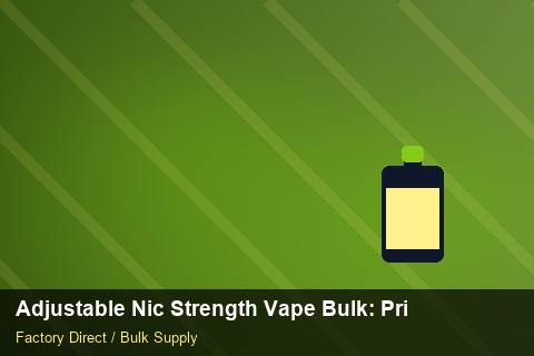 Adjustable Nic Strength Vape Bulk — Adjustable Nic Strength Vape Bulk: Private Label Options — RoHS Evidence photo 2