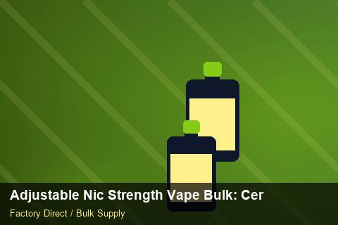 Adjustable Nic Strength Vape Bulk — Adjustable Nic Strength Vape Bulk: Certifications & MSDS — RoHS Evidence photo 1