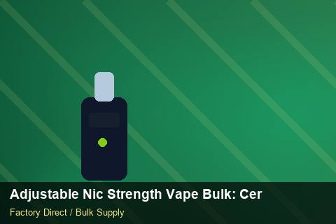 Adjustable Nic Strength Vape Bulk — Adjustable Nic Strength Vape Bulk: Certifications & MSDS — RoHS Evidence photo 2