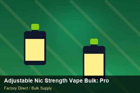 Adjustable Nic Strength Vape Bulk — Adjustable Nic Strength Vape Bulk: Production Capacity — RoHS Evidence photo 1