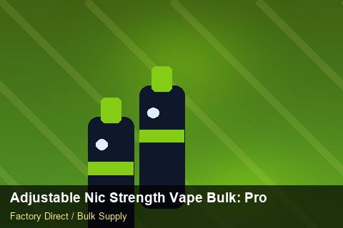 Adjustable Nic Strength Vape Bulk — Adjustable Nic Strength Vape Bulk: Production Capacity — RoHS Evidence photo 2