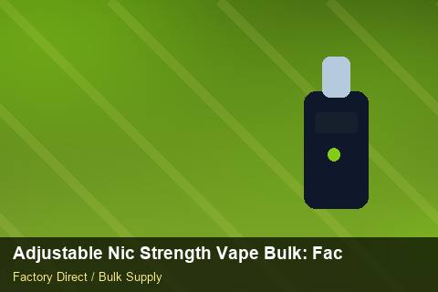 Adjustable Nic Strength Vape Bulk — Adjustable Nic Strength Vape Bulk: Factory Audit Report — RoHS Evidence photo 1