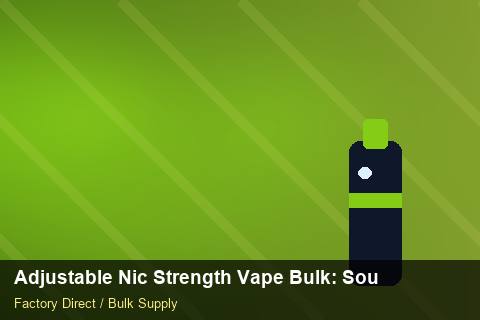 Adjustable Nic Strength Vape Bulk — Adjustable Nic Strength Vape Bulk: Sourcing Workflow — RoHS Evidence photo 1