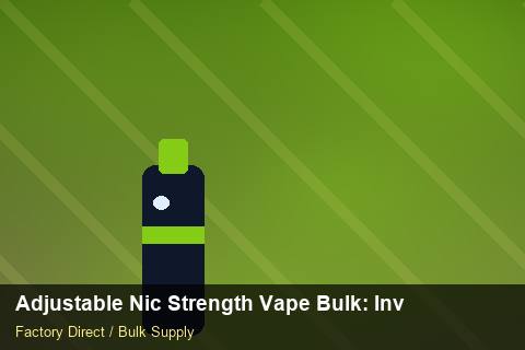 Adjustable Nic Strength Vape Bulk — Adjustable Nic Strength Vape Bulk: Inventory Management — RoHS Evidence photo 1