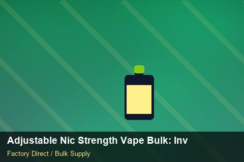 Adjustable Nic Strength Vape Bulk — Adjustable Nic Strength Vape Bulk: Inventory Management — RoHS Evidence photo 2
