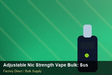 Adjustable Nic Strength Vape Bulk — Adjustable Nic Strength Vape Bulk: Sustainability — RoHS Evidence photo 2