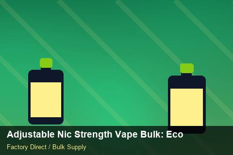 Adjustable Nic Strength Vape Bulk — Adjustable Nic Strength Vape Bulk: Eco-Friendly Materials — RoHS Evidence photo 1