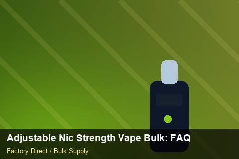 Adjustable Nic Strength Vape Bulk — Adjustable Nic Strength Vape Bulk: FAQ — RoHS Evidence photo 1