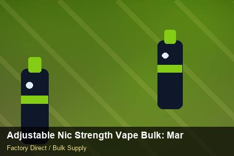 Adjustable Nic Strength Vape Bulk — Adjustable Nic Strength Vape Bulk: Market Comparison — RoHS Evidence photo 2