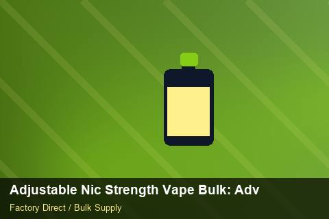 Adjustable Nic Strength Vape Bulk — Adjustable Nic Strength Vape Bulk: Advanced Sourcing — RoHS Evidence photo 2