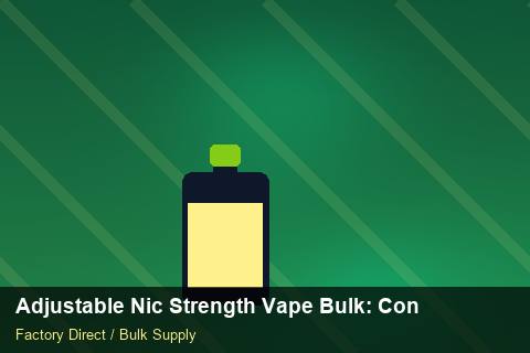Adjustable Nic Strength Vape Bulk — Adjustable Nic Strength Vape Bulk: Contract Essentials — RoHS Evidence photo 2