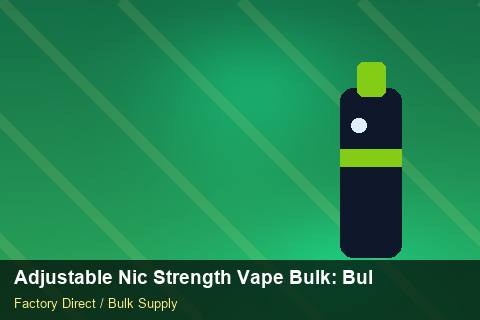 Adjustable Nic Strength Vape Bulk — Adjustable Nic Strength Vape Bulk: Bulk Supplier Guide — UN38.3 Summary photo 1