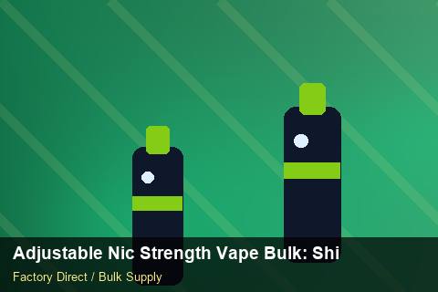 Adjustable Nic Strength Vape Bulk — Adjustable Nic Strength Vape Bulk: Shipping & Logistics — UN38.3 Summary photo 1