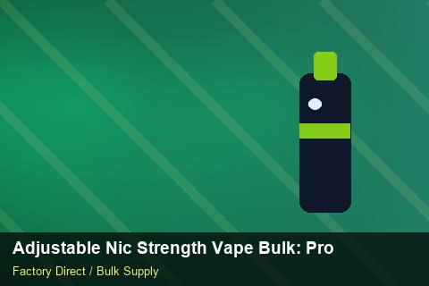 Adjustable Nic Strength Vape Bulk — Adjustable Nic Strength Vape Bulk: Procurement Strategy — UN38.3 Summary photo 2