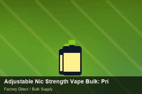 Adjustable Nic Strength Vape Bulk — Adjustable Nic Strength Vape Bulk: Private Label Options — UN38.3 Summary photo 2