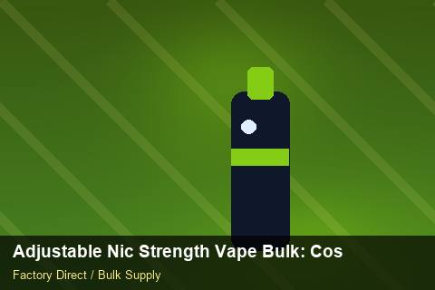 Adjustable Nic Strength Vape Bulk — Adjustable Nic Strength Vape Bulk: Cost Breakdown — UN38.3 Summary photo 2