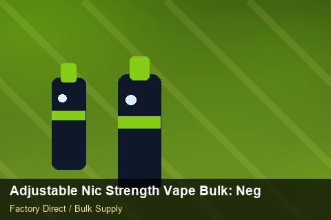 Adjustable Nic Strength Vape Bulk — Adjustable Nic Strength Vape Bulk: Negotiation Tips — UN38.3 Summary photo 1