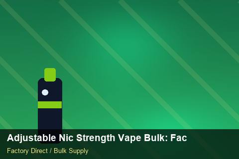Adjustable Nic Strength Vape Bulk — Adjustable Nic Strength Vape Bulk: Factory Audit Report — UN38.3 Summary photo 2