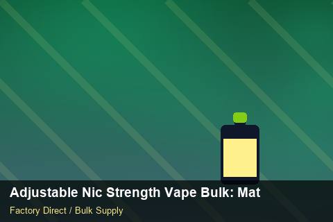 Adjustable Nic Strength Vape Bulk — Adjustable Nic Strength Vape Bulk: Material & Ingredients — UN38.3 Summary photo 1